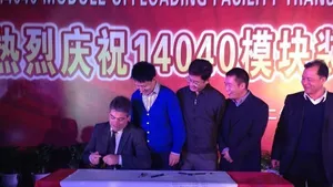 Signing Ceremony: Photo credit Damen Shipyards