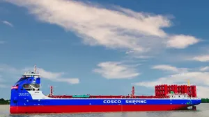 COSCO Shipping Development Launches Electric Container Ship