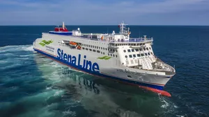 Stena Lines' new vessel Stena Estrid on the Irish Sea: The E-Flexer vessels represent the next generation RoPax vessels in terms of energy efficiency and can lower CO2 emissions by about 25% compared previous generations of ships. (Photo: Stena Line)