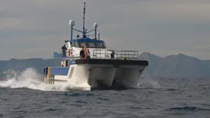 Wind Farm Support Vessel: Photo courtesy of Tidal Transit