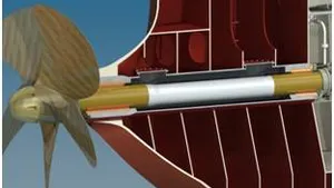 Thordon Bearings’ seawater-lubricated propeller shaft bearing system meets classification society rules for extended shaft withdrawal periods (Image: Thordon Bearings)