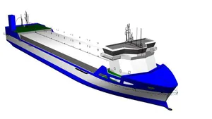 Three LNG-fueled short-sea vessels for Bore Ltd will be equipped with optimized Wärtsilä integrated LNG systems. (Image: Conoship/Bore)