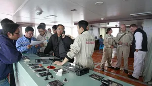 Three parties working together during sea trials (Photo: Jia Ming)