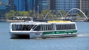 MV Tricia  -- named after Perth Zoo's popular 62-year-old Asian Elephant -- is the third ferry in Transperth fleet. Photo: Dongara Marine