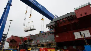HMS Prince of Wales Powers Ahead