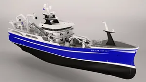 Vessel #480 GJÖGUR, is being built by Karstensens Shipyard and the order emphasises Wärtsilä’s leading position in delivering propulsion solutions as well as strengthen even further the company’s close relationship with the Karstensens yard. © Karstensens Shipyard