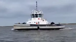 Crowley's All-electric Tug eWolf Starts Sea Trials