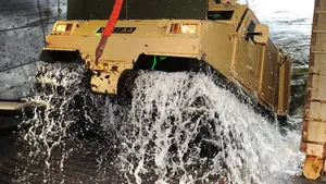 Viking Amphious Vehicle: Photo credit MOD