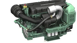 Volvo Penta’s D13 engine is one of the engines that BUKH will adapt for its SOLAS range. (Image: Volvo Penta)