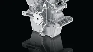 The new ZF W10000 transmission, a new generation transmission for the Offshore and Tugboat markets, available with ratios from 2.0 to 7.9:1 (Image: ZF)