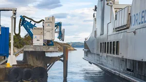 Wärtsilä's wireless charging system is the first in the world to operate successfully with a coastal ferry.  (Photo: Wärtsilä)