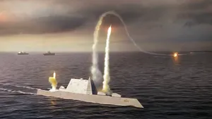 DDG 1000 Zumwalt-class Destroyer: Image credit USN