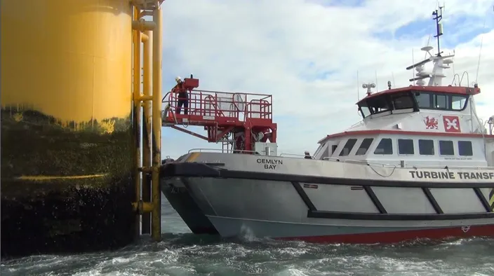Offshore Wind Turbine Access System Trial Completed