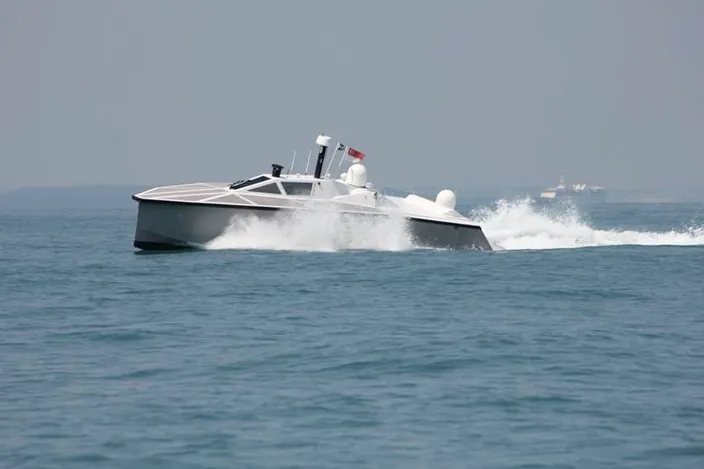 New Unmanned Surface Vessel Takes Shape off Singapore