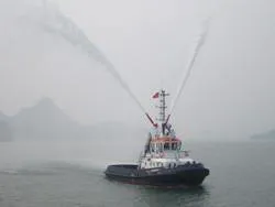 Tugs "Get a Lift" to Moroccan Port