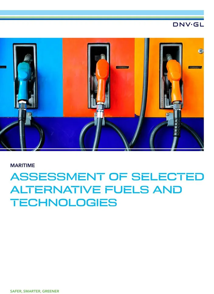 DNV GL White Paper Assesses Alternative Fuels