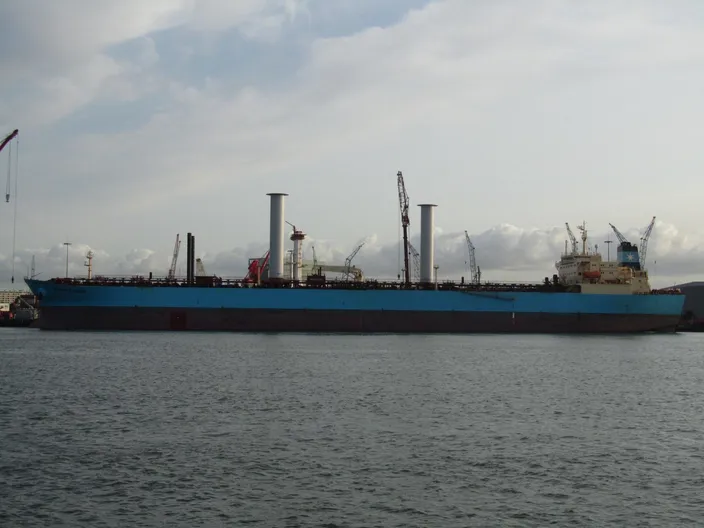 Rotor Sails Installed on Maersk Oil Tanker
