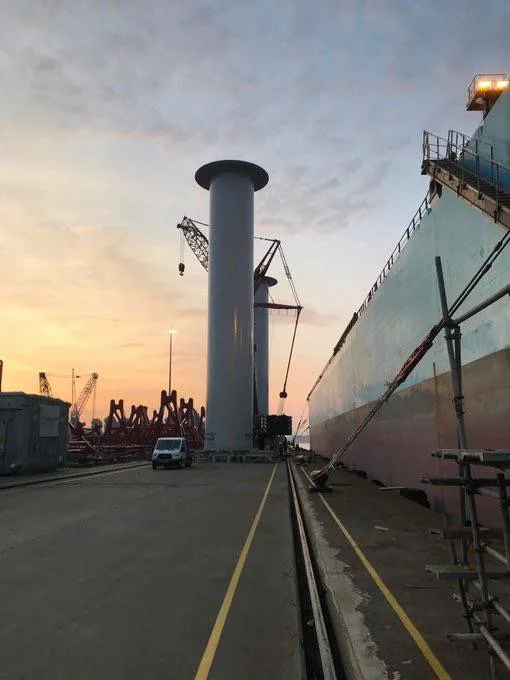 Rotor Sails Installed on Maersk Oil Tanker