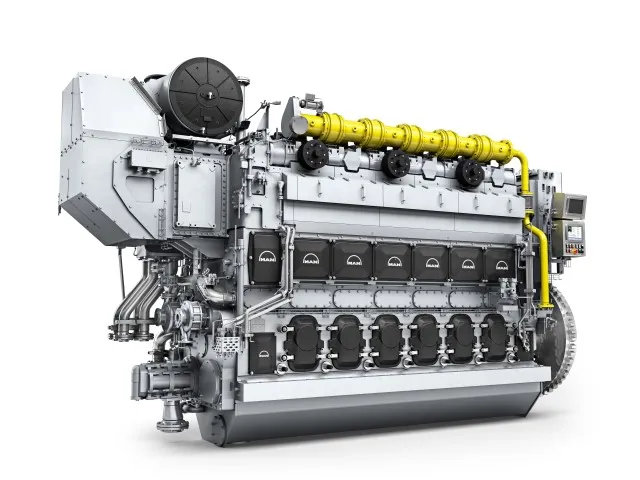 The MAN 35/44DF engine (Photo: MAN Energy Solutions)