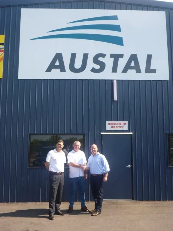 Agreement Handshake: Photo credit Austal
