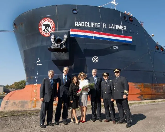 MV Algobay Rename Ceremony: Photo credit Algoma Central Corp.