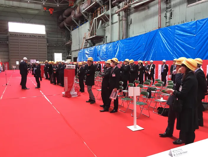 Some of the attendance at the Mitsui event (Image: MAN Diesel & Turbo)