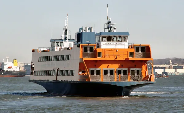 Austin-class ferry John A.Noble: Photo credit SIF