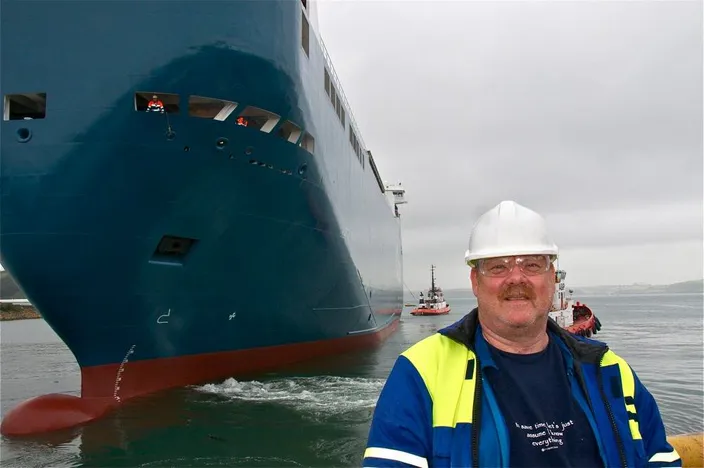 Dave Barker: Photo credit A&P Falmouth