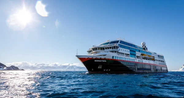 BATTERY POWERED: Hurtigruten is converting three more ships to become hybrid-powered. Photo: MAXIMILIAN SCHWARTZ/Hurtigruten