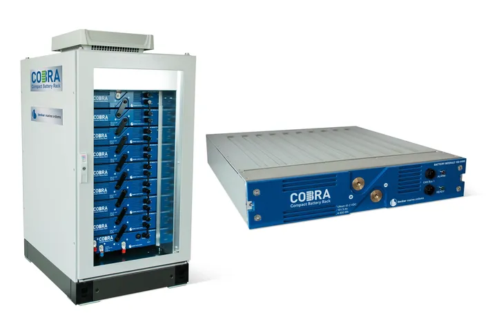 Becker COBRA Compact Battery Rack (Image: Becker Marine Systems)