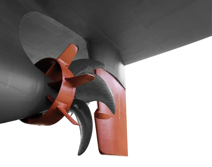 Becker Performance Package, consisting of Becker Mewis Duct Twisted with Becker Twist Rudder (Image: Becker Marine Systems)