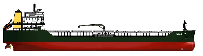 A new bitumen tanker for France-based Rubis Group will feature azimuth thrusters from Schottel. Image courtesy Schottel