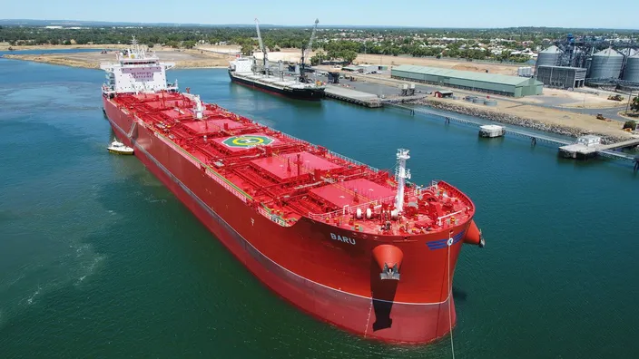 MV Baru in Bunbury, Australia (Photo: KCC)