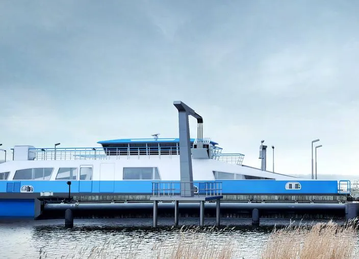 Caption 1: Zinus’ autonomous charging solution will provide fully electric sea transportation for workers going to and from Shell Energy and Chemicals Park in Singapore.