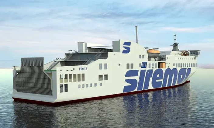 The new Caronte & Tourist ferry (Image: NAOS)