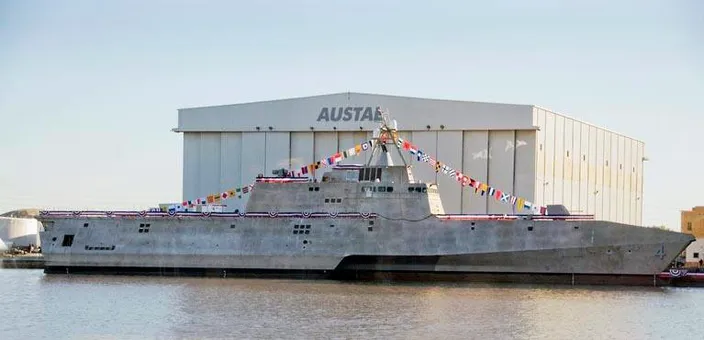 LCS 4 Christening: Photo credit Austal USA
