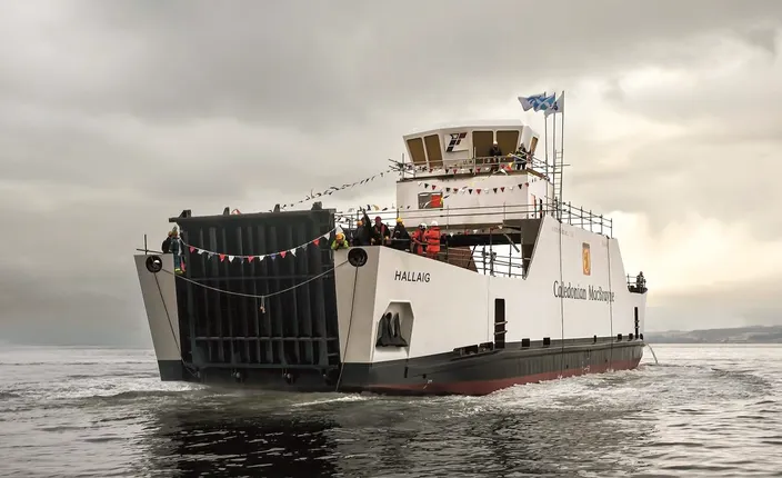 CMAL's MV Hallaig is already equipped with Voith Schneider Propellers. (Photo: Voith)