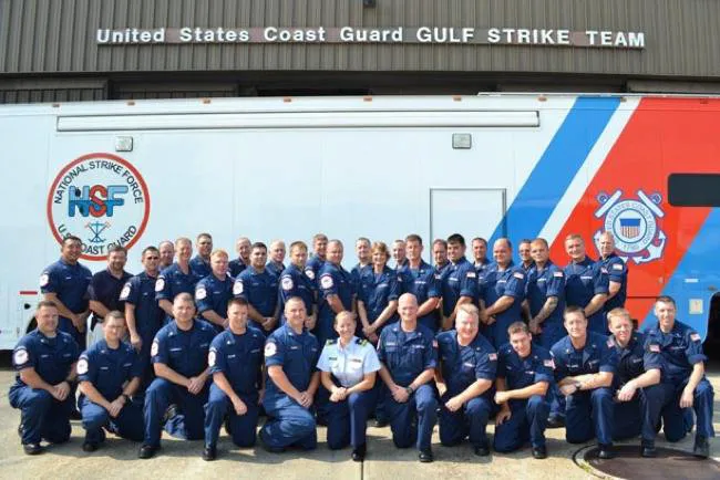 Coast Guard Gulf Strike Team: Photo credit USCG