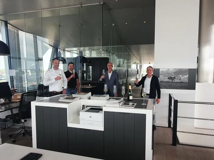 Concordia Damen signed a contract with Lenten Scheepvaart for the construction of the first ever inland waterway vessel to run on hydrogen. Photo courtesy Concordia Damen