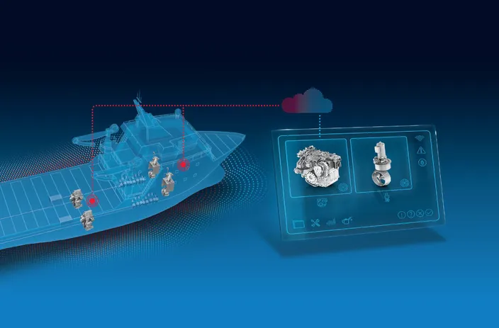 The ZF Condition Monitoring System for thruster systems increases operational safety by monitoring the core components. Image: ZF
