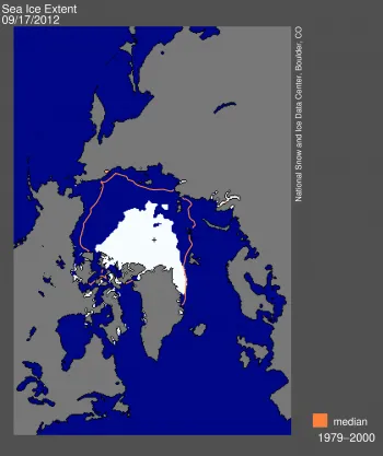 Map courtesy of NSIDC