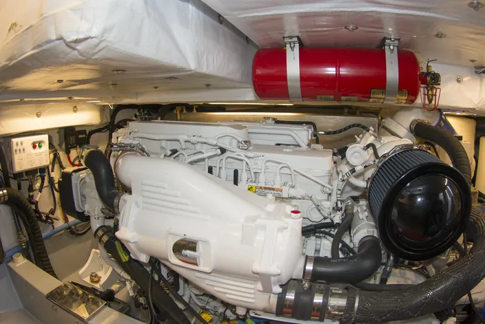 Cummins power in an immaculate and well laid out engine room. Photo: Haig-Brown/Cummins