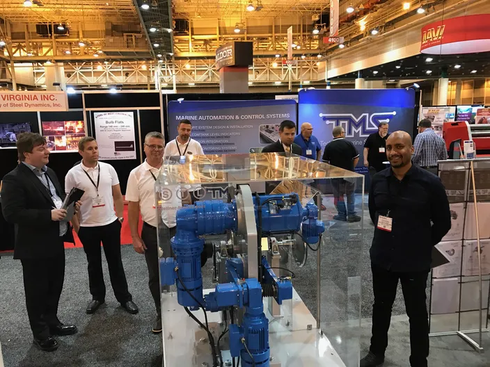 Dellner Brakes launched into the U.S. marine market at the 2016 International WorkBoat Show (Photo: Dellner Brakes)
