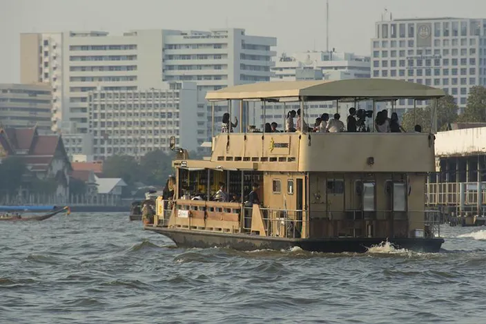 Dinner cruise boat owned by Supatra Co. Ltd., 18 by 5-meters, 66-guests main, 24-guests upper deck, Cummins 6BTA-M 5.9-liter 150 HP, 7 knots, built by a contractor in Ayutthya. (Photo: Haig-Brown/Cummins)