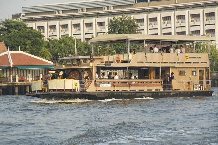 Dinner cruise boat owned by Supatra Co. Ltd., 18 by 5-meters, 66-guests main, 24-guests upper deck, Cummins 6BTA-M 5.9-liter 150 HP, 7 knots, built by a contractor in Ayutthya. (Photo: Haig-Brown/Cummins)