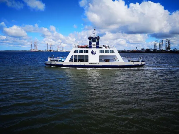 the new electric ferry, which is being build at Hvide Sande Shipyard in Denmark (Image: Corvus)