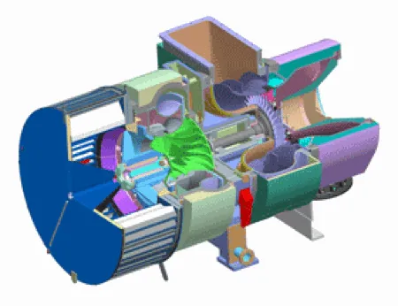 Electro-assist MET turbocharger: Image courtesy of the manufacturers 