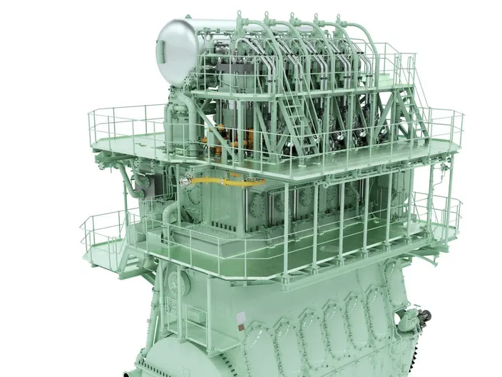 MAN B&W ME-GA engine (Credit: Man Energy Solutions)