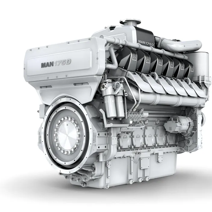 The MAN 175D engine (Image: MAN Diesel & Turbo)