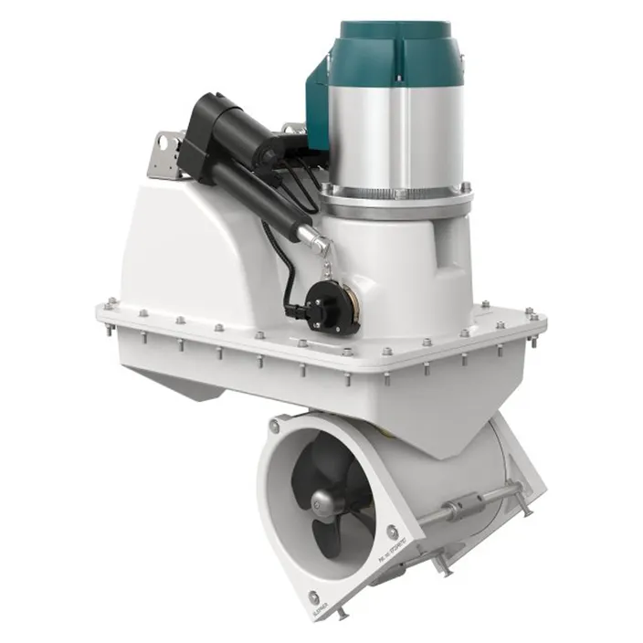 An example of a 24VDC Sleipner ERV130 retractable thruster.
Image courtesy of Sleipner AS